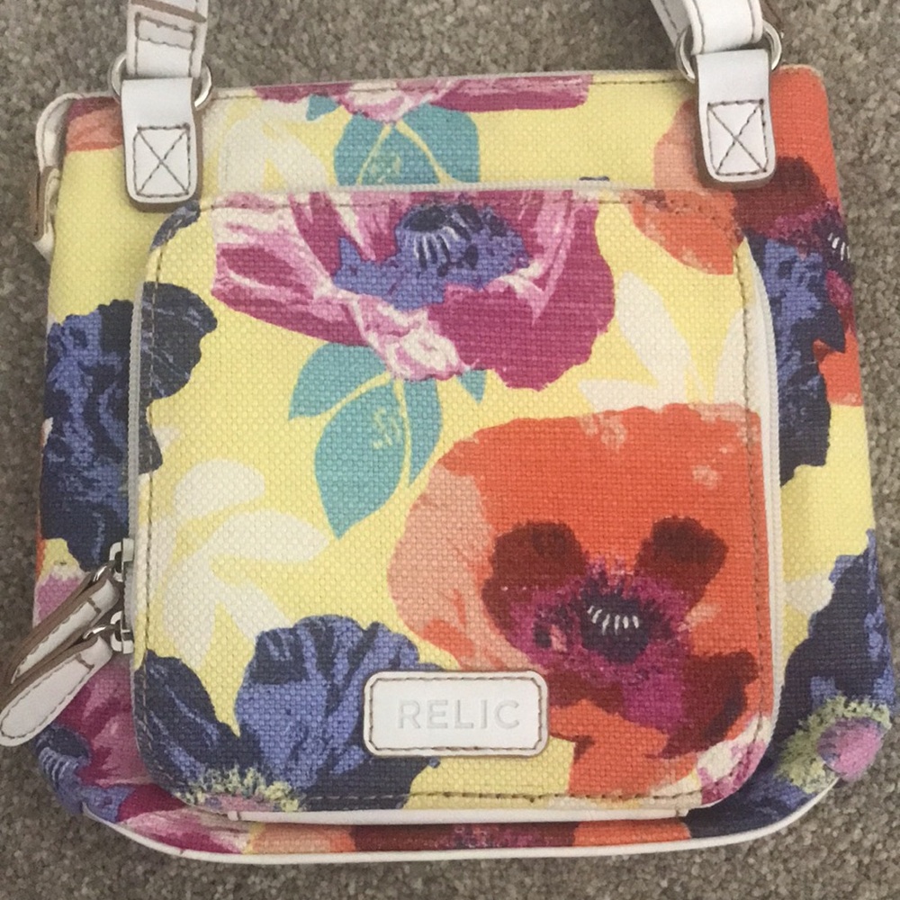 Relic Floral Canvas Crossbody Purse - Picture 2 of 8